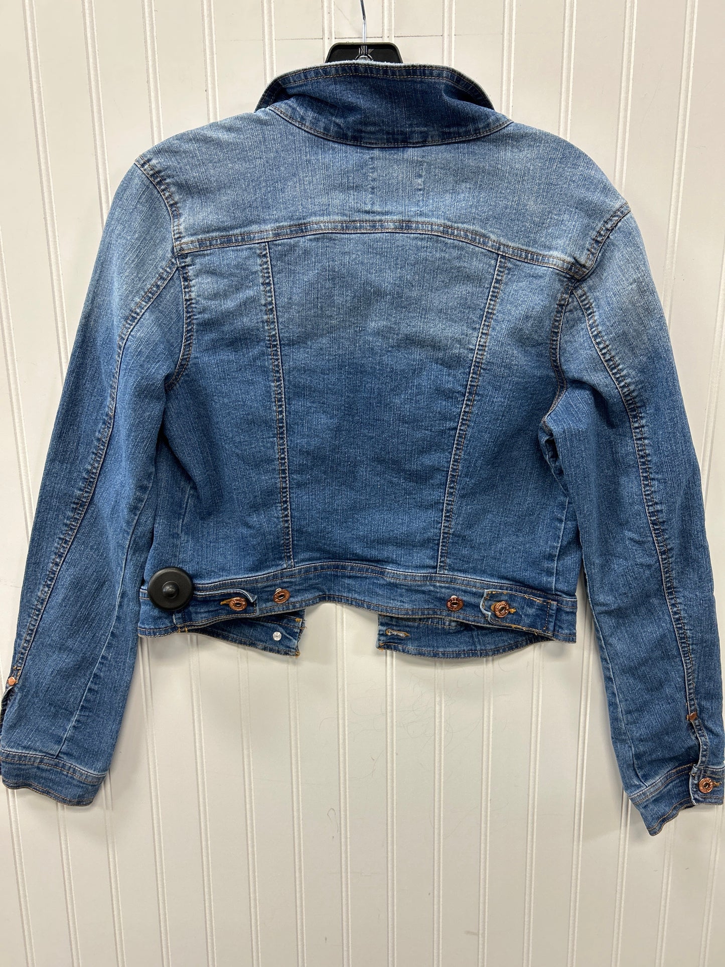 Jacket Denim By Love Tree In Blue Denim, Size:S