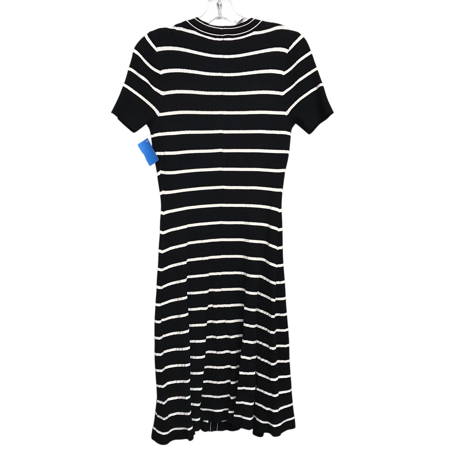 Dress Casual Midi By Tahari In Striped Pattern, Size:M