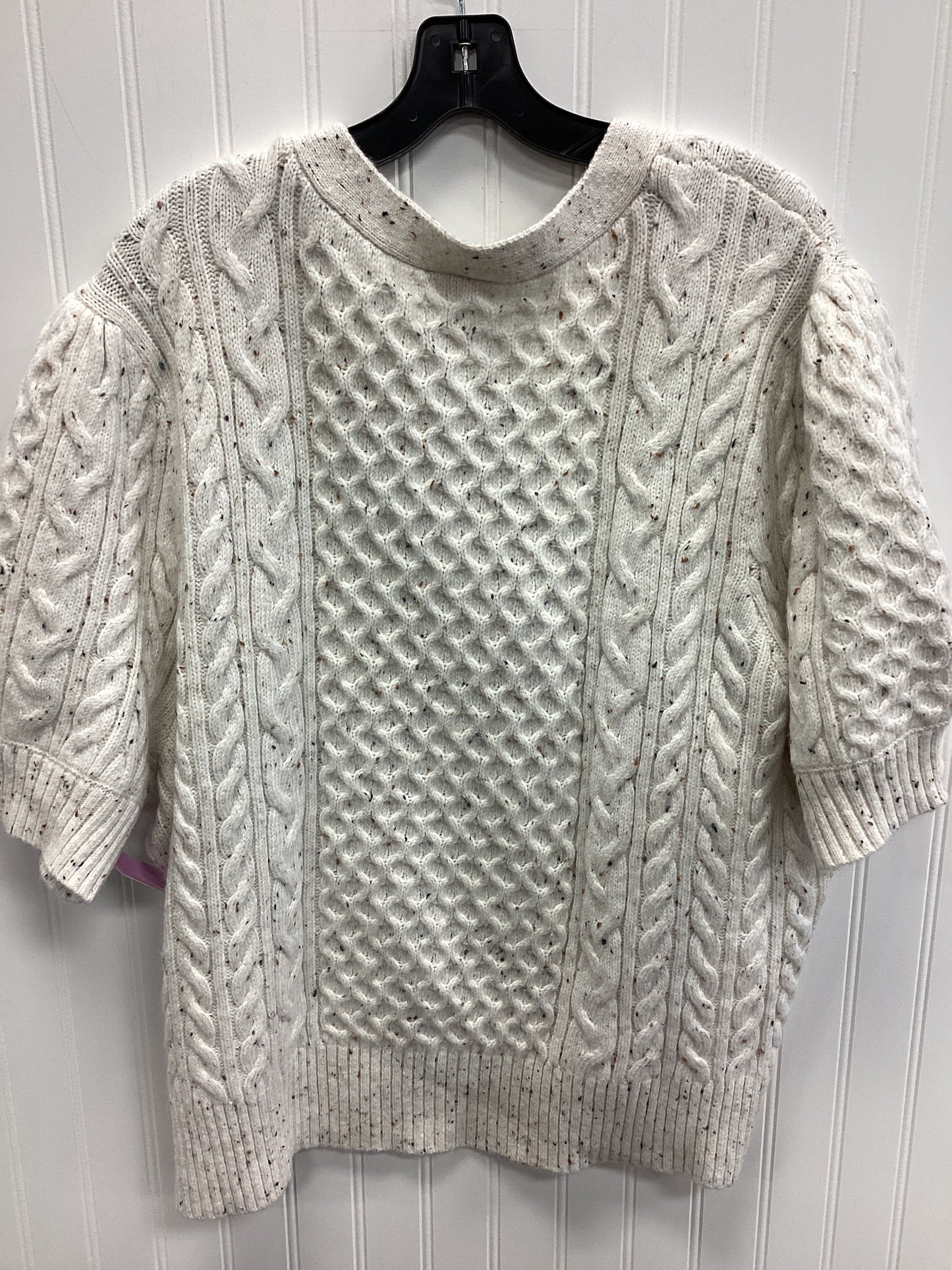Sweater Ss By Ana In Cream, Size:1X