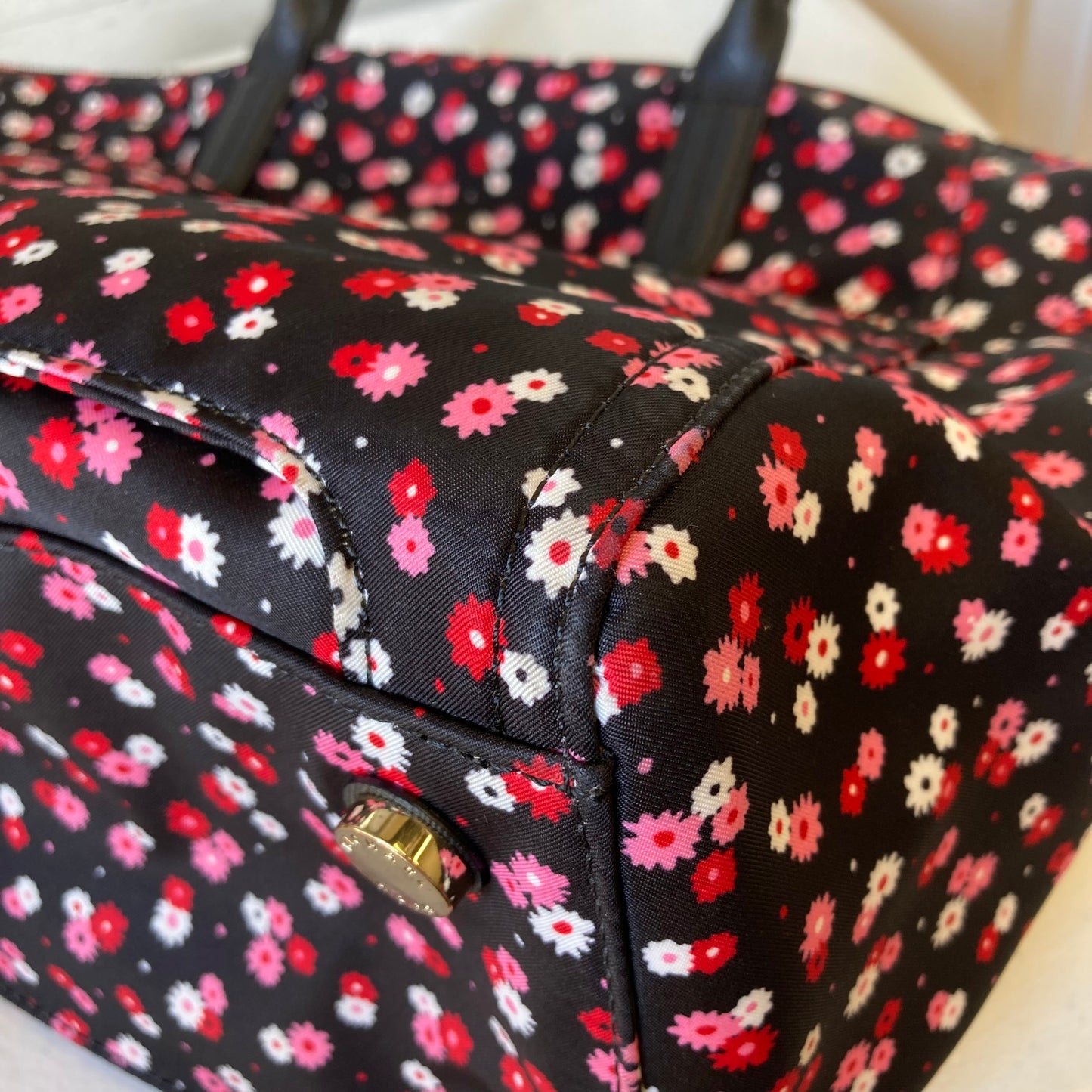 Handbag Designer By Michael Kors In Floral Print, Size:Large