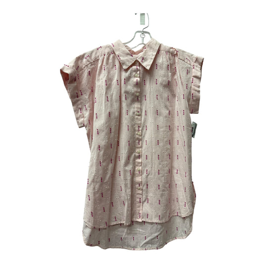 Top Ss By Loft In Pink, Size:M