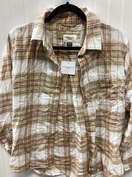 Top Ls By American Eagle In Tan, Size:Xs