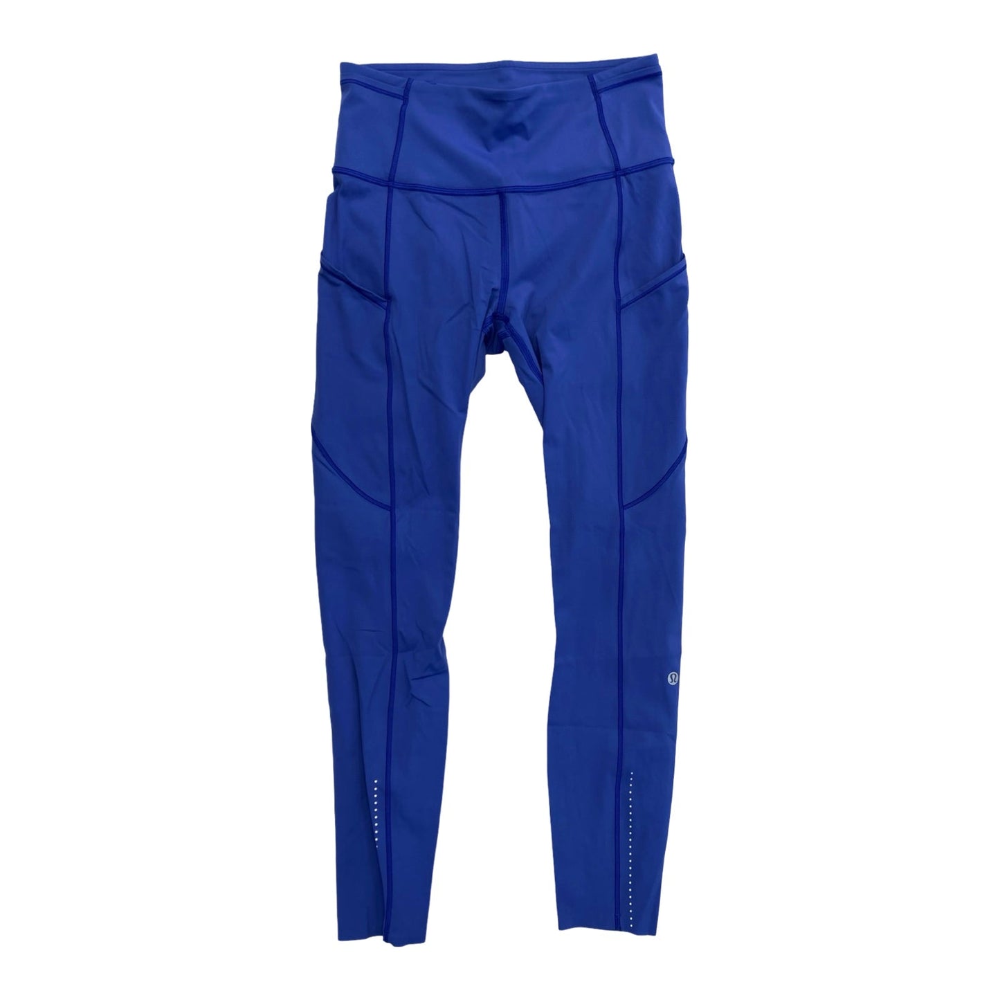 Athletic Leggings By Lululemon In Blue, Size:6