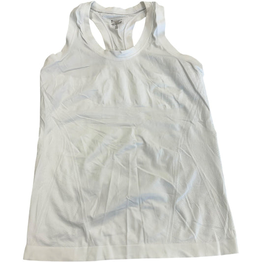 Athletic Tank Top By Athleta In White, Size:S