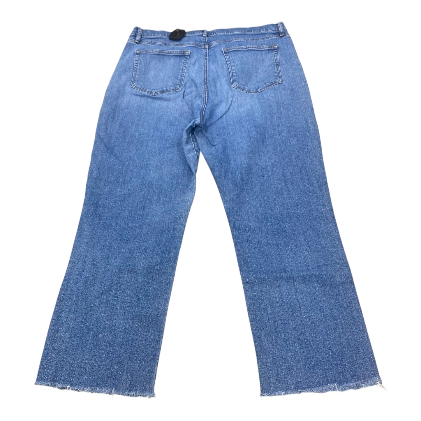 Jeans Boot Cut By Loft In Blue Denim, Size:14