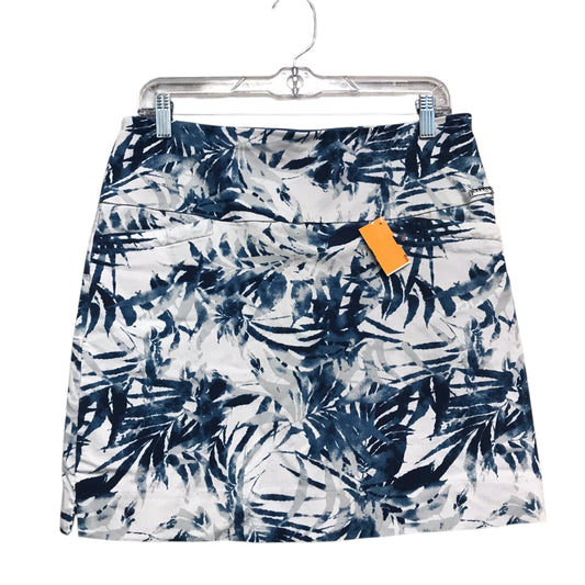 Skort By Sc & Co In Blue & White, Size:L