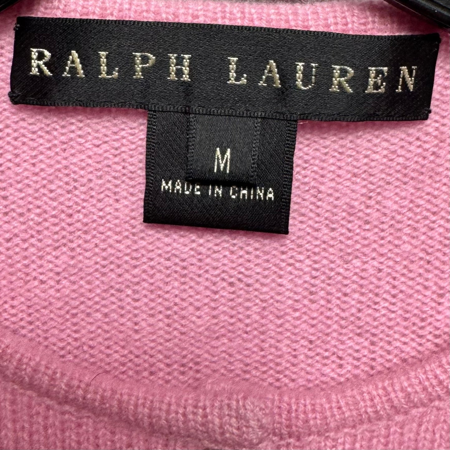 Sweater Cardigan Cashmere By Ralph Lauren Black Label In Pink, Size: M