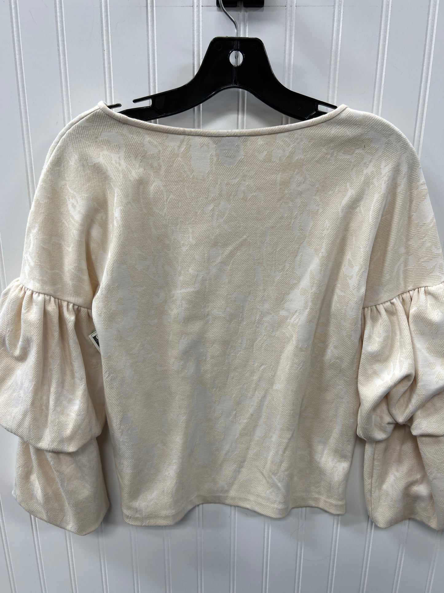 Top Ls By Club Monaco In Cream, Size:Xs