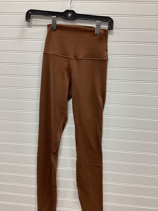 Athletic Leggings By Lululemon In Brown, Size:2