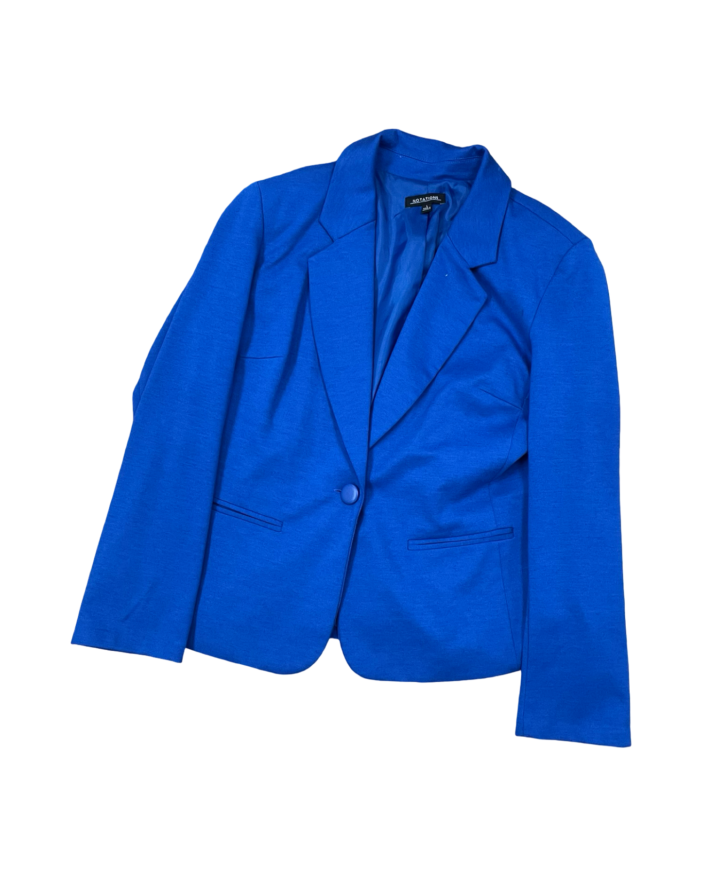 Blazer By Notations In Blue, Size:L