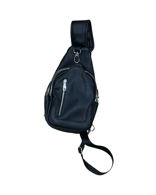 Crossbody By Antik Kraft In Black, Size:Medium