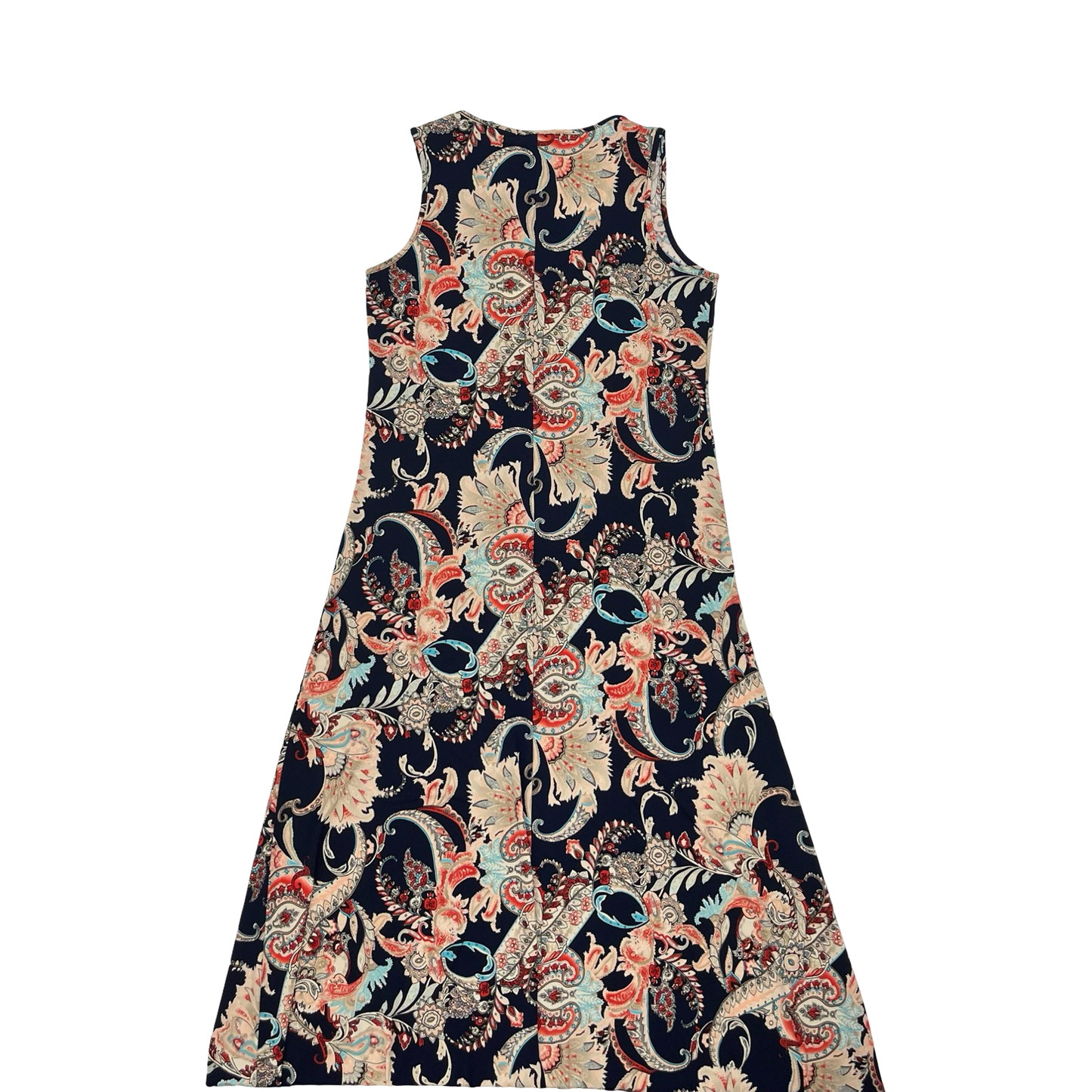 Dress Casual Maxi By Attitude In Blue & Orange, Size:Xs