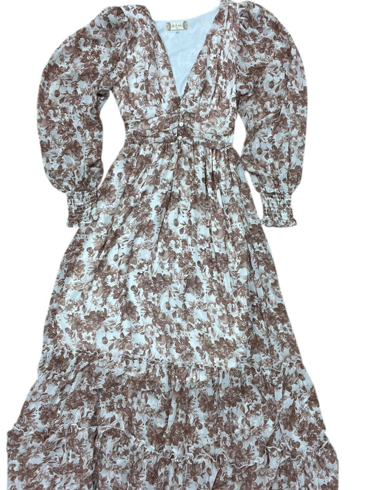Dress Casual Maxi By Altard State In Brown & White, Size:Xs