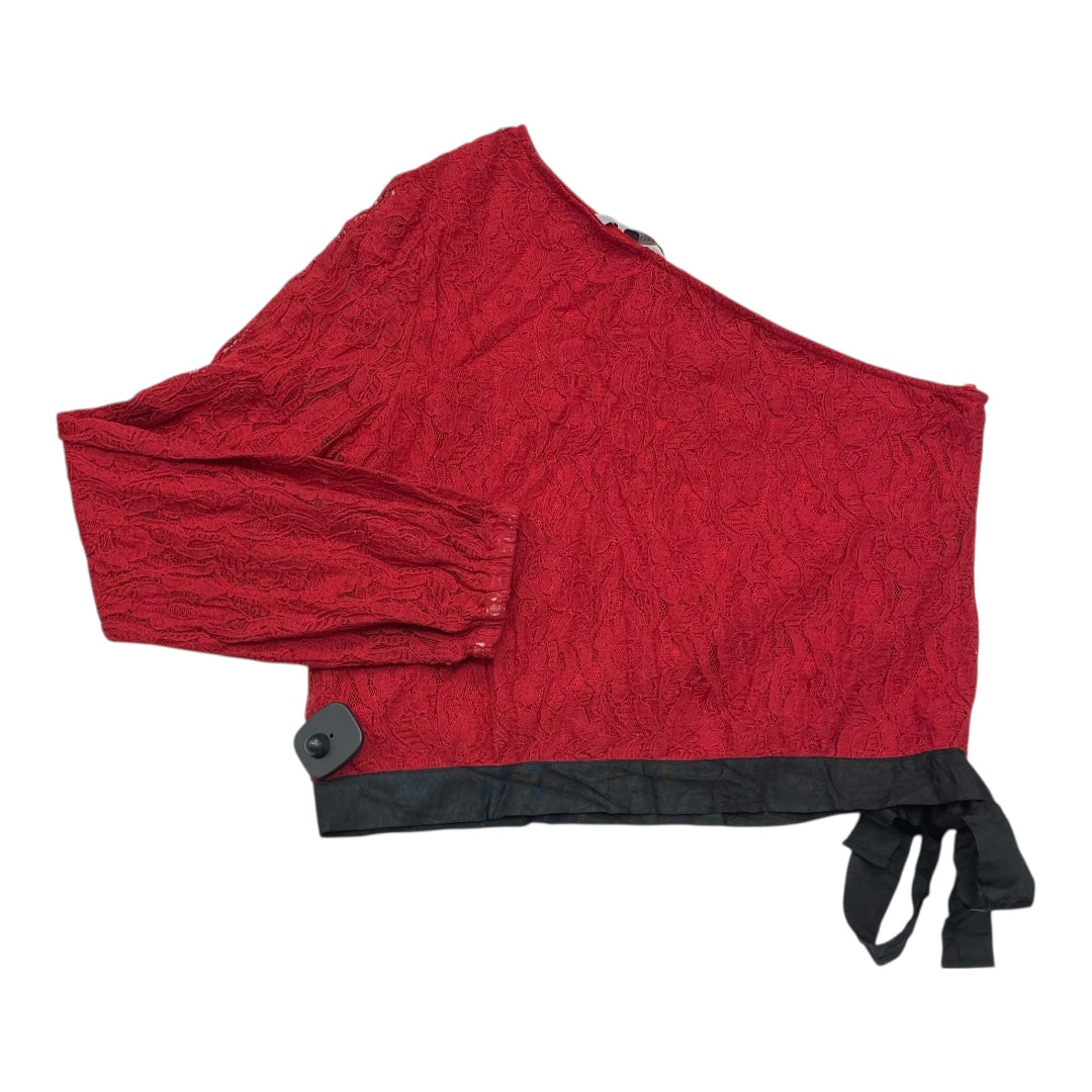 Top Ls By Walter Baker In Red, Size:M