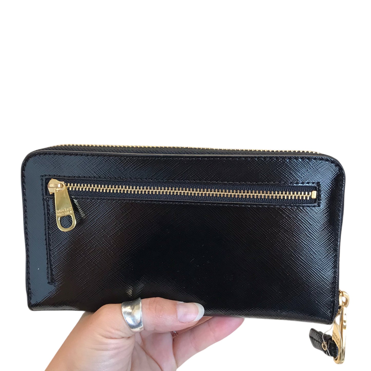 Wallet Leather By Badgley Mischka In Black, Size:Medium