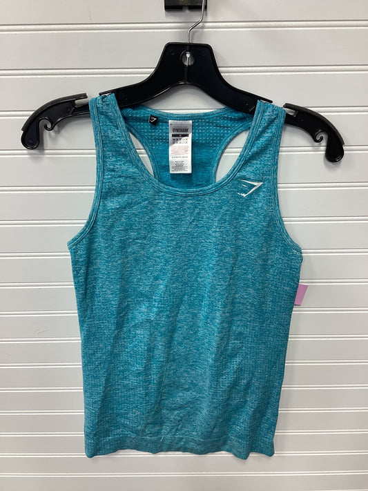 Athletic Tank Top By Gym Shark In Blue, Size:M