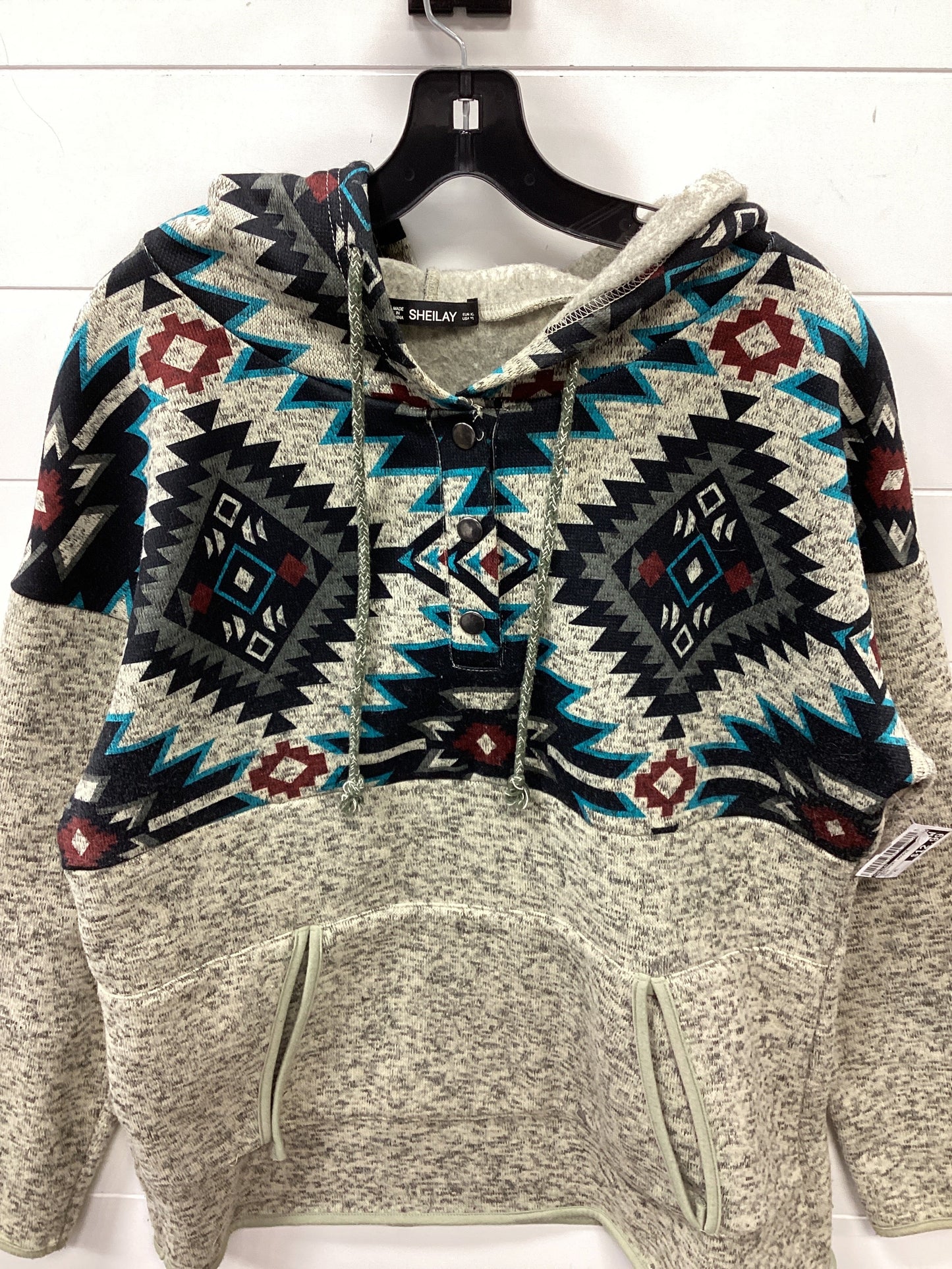 Sweatshirt Hoodie By Sheilay In Cream, Size:Xl