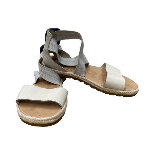 Sandals Designer By Sorel In Beige, Size:7