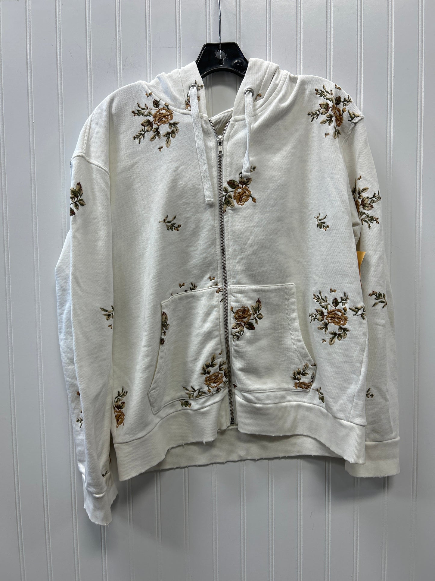 Sweatshirt Hoodie By Cmc In White, Size:Xl