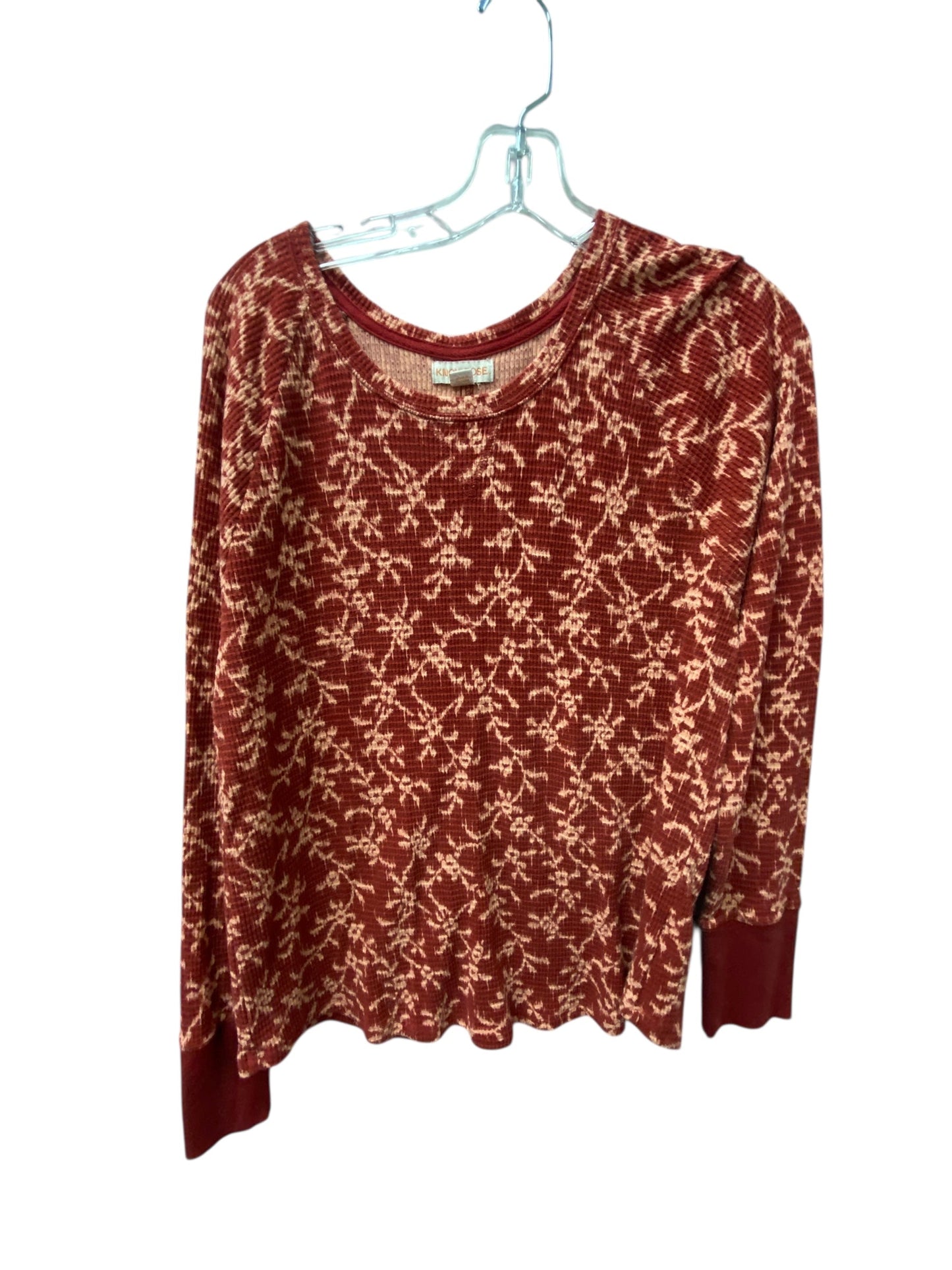 Top Ls By Knox Rose In Red, Size:1X