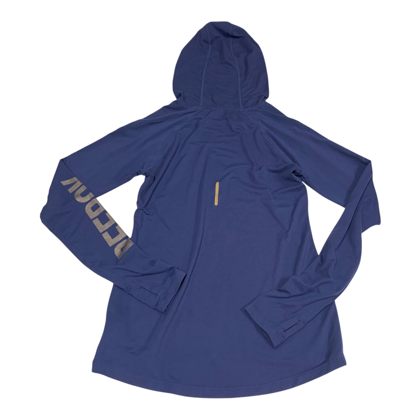 Athletic Top Long Sleeve Hoodie By Reebok In Purple, Size: S