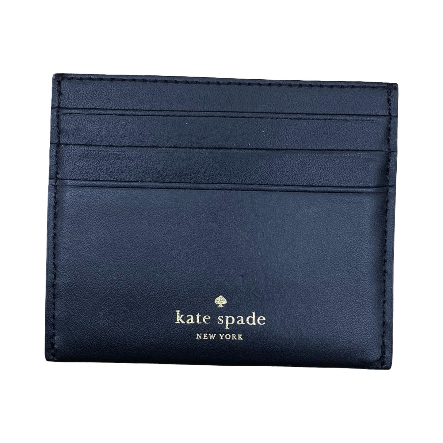 Id/Card Holder Designer By Kate Spade In Black & White