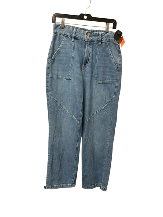 Jeans Straight By Forever 21 In Blue Denim, Size: L