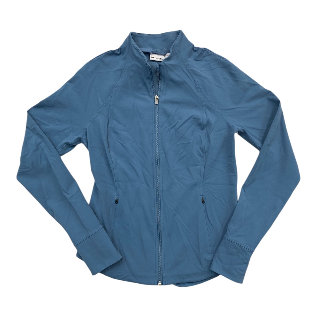 Athletic Jacket By Athleta In Blue, Size:M
