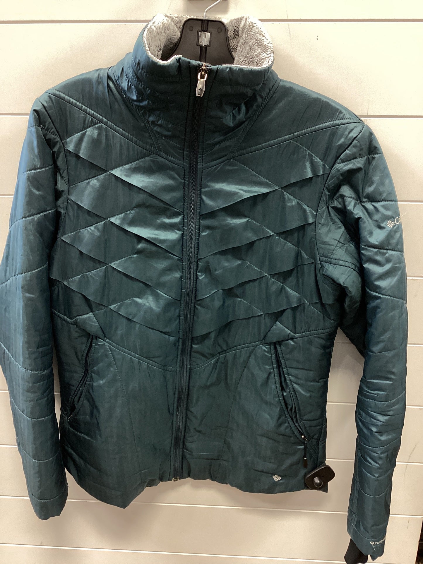 Jacket Puffer & Quilted By Columbia In Green, Size:S