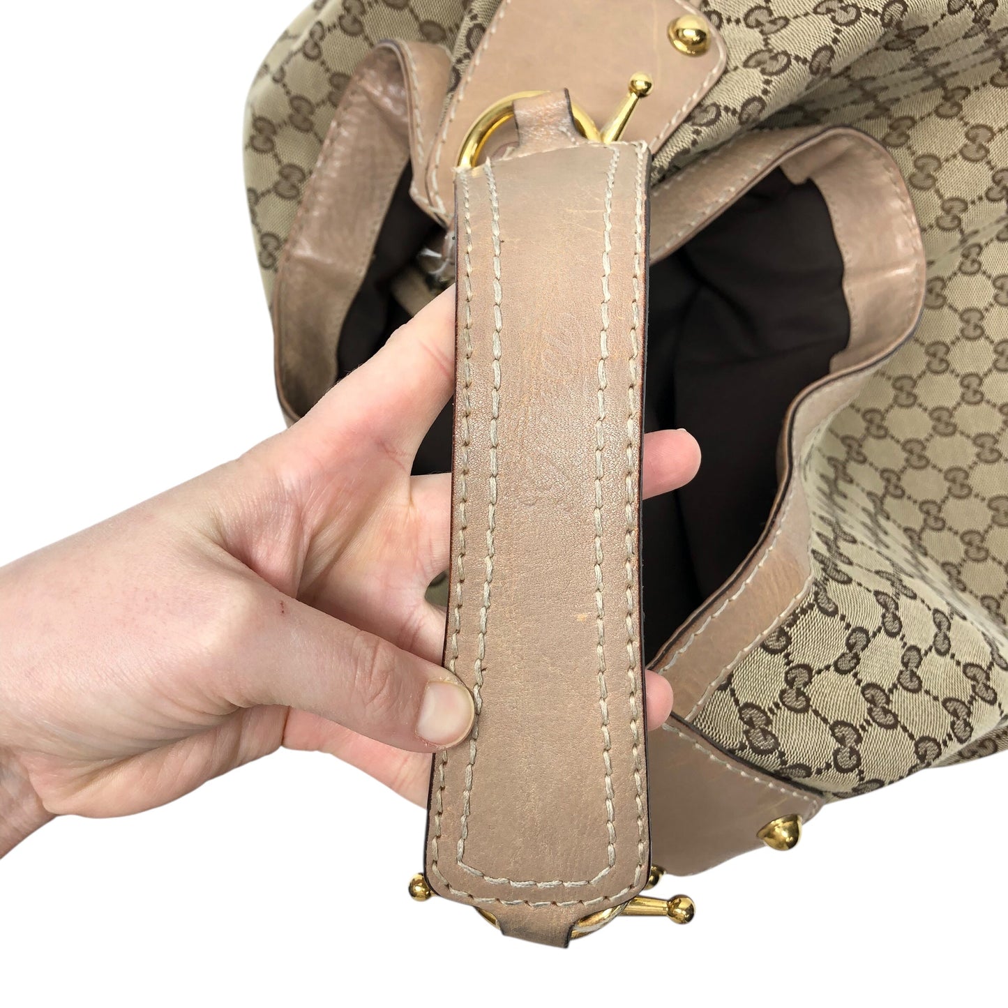 Handbag Luxury Designer By Gucci, Size: Large