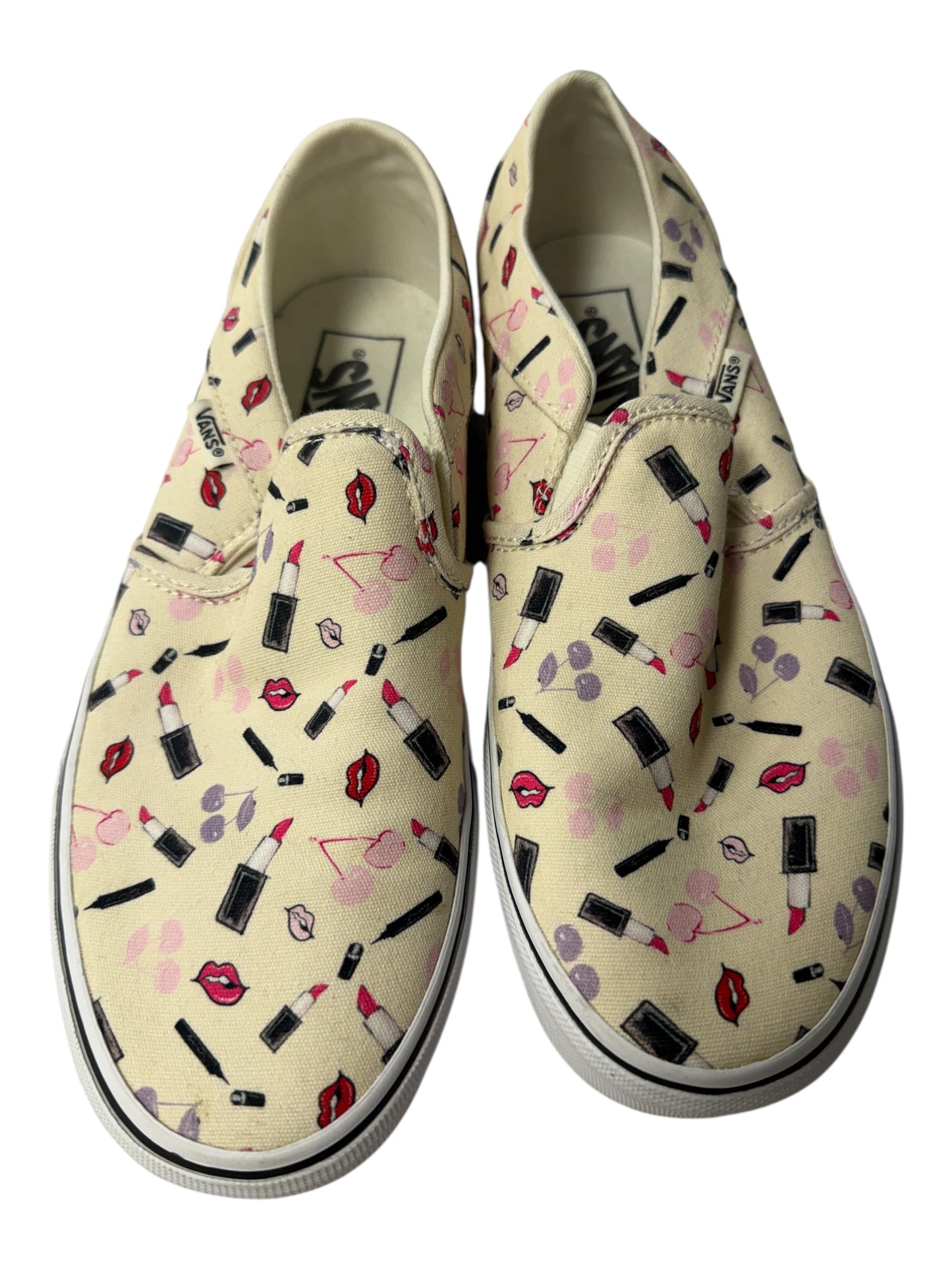 Shoes Sneakers By Vans In Tan, Size:8