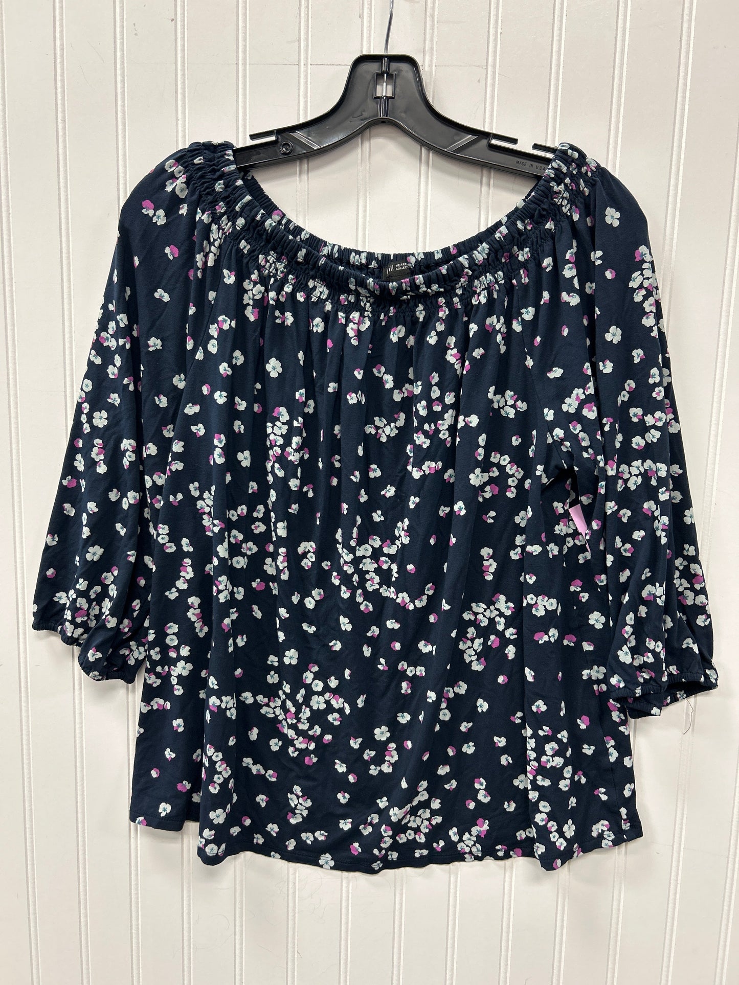 Top Ls By J. Jill In Navy, Size:L