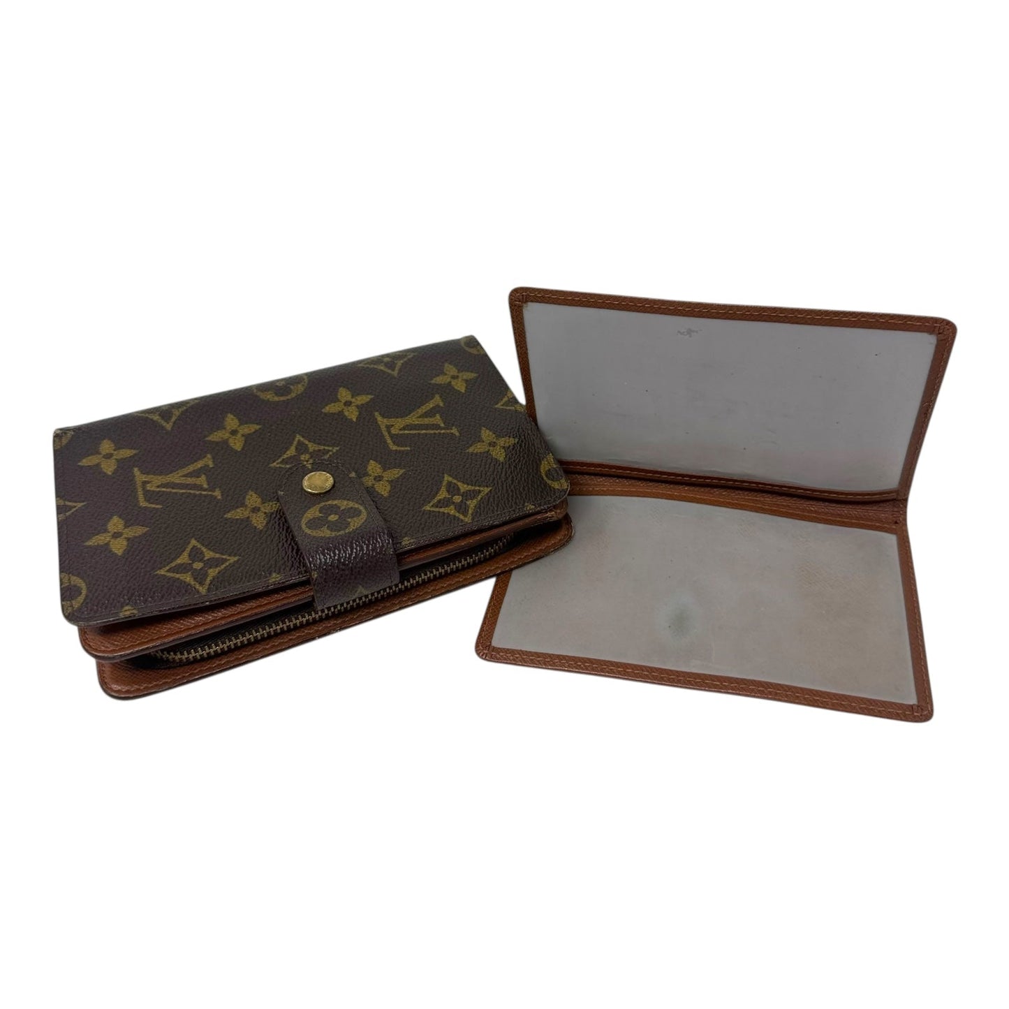 Porte Papier Bifold Wallet Luxury Designer By Louis Vuitton, Size: Medium