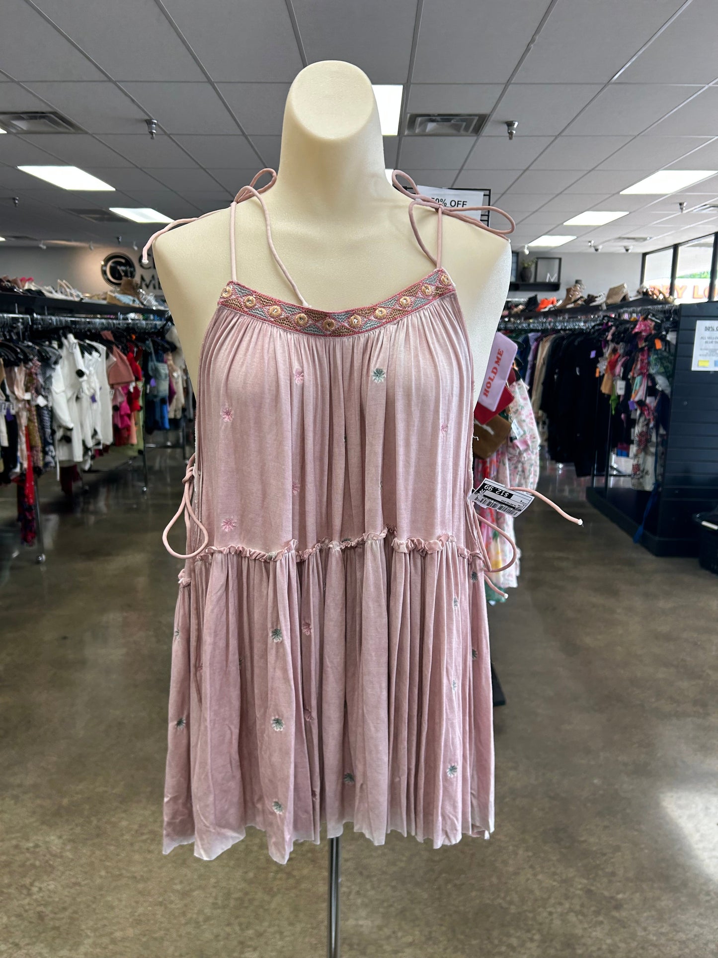 Top Sleeveless By Pol In Pink, Size:S