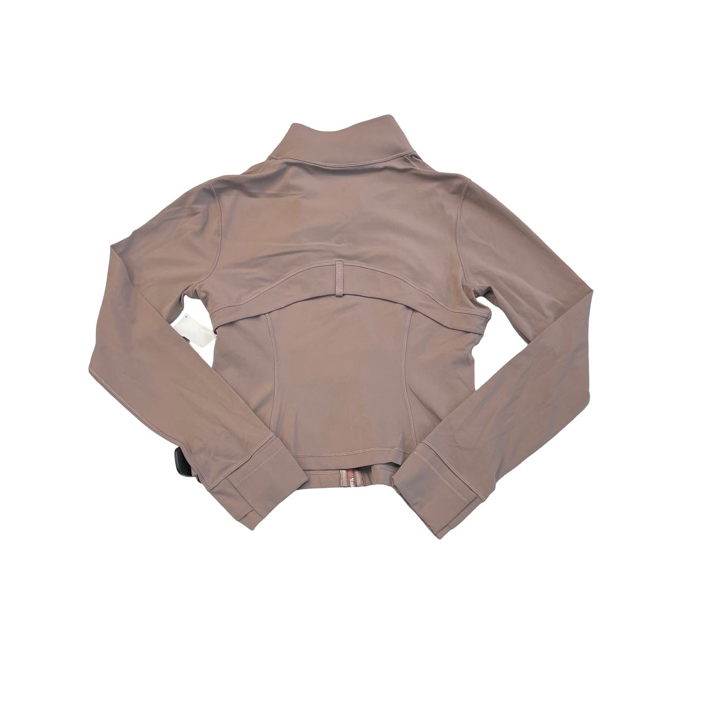Athletic Jacket By Lululemon In Mauve, Size:12
