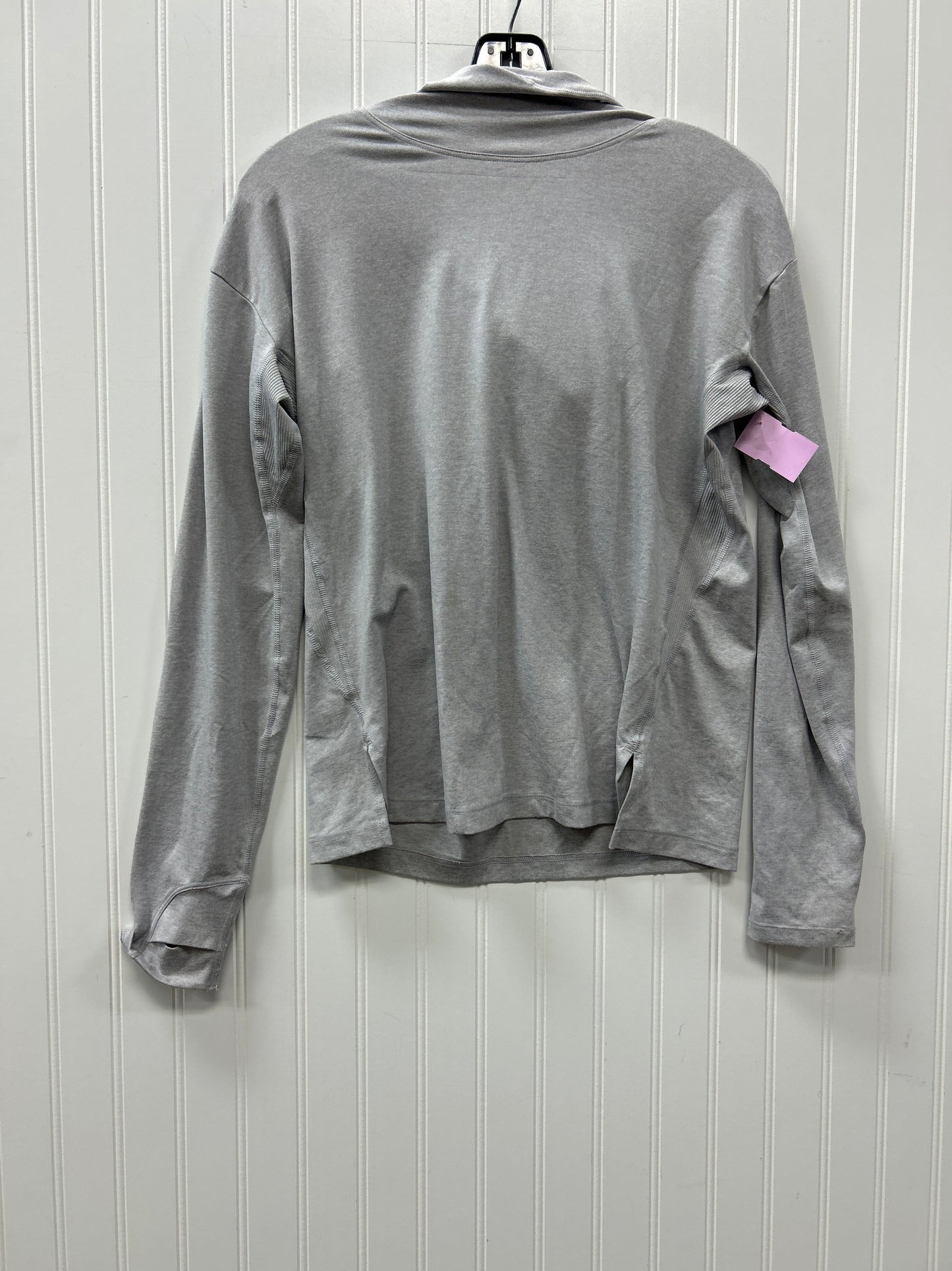 Athletic Top Ls Hoodie By Athleta In Grey, Size:Xs