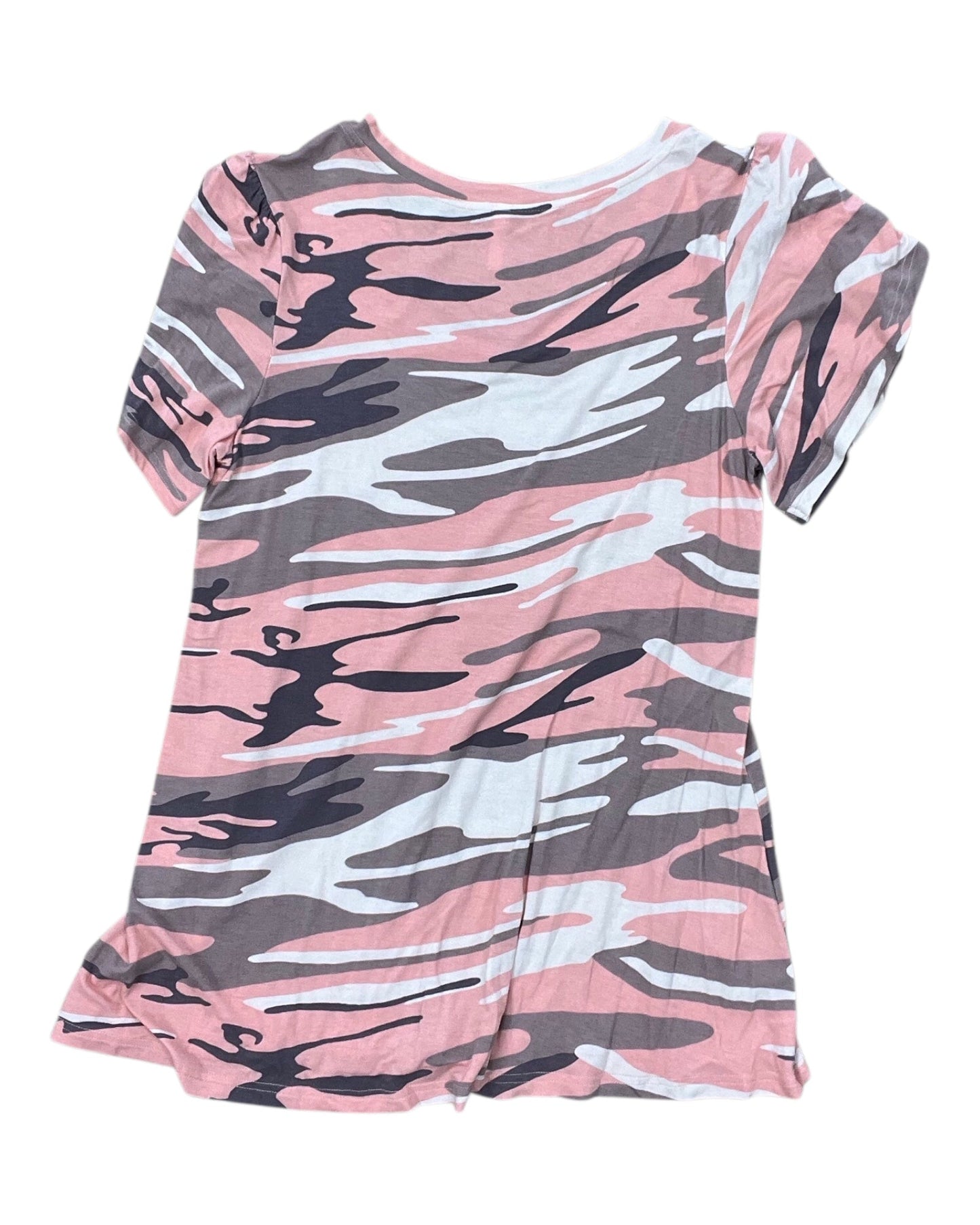 Top Ss By Cathy Che In Pink & White, Size:M