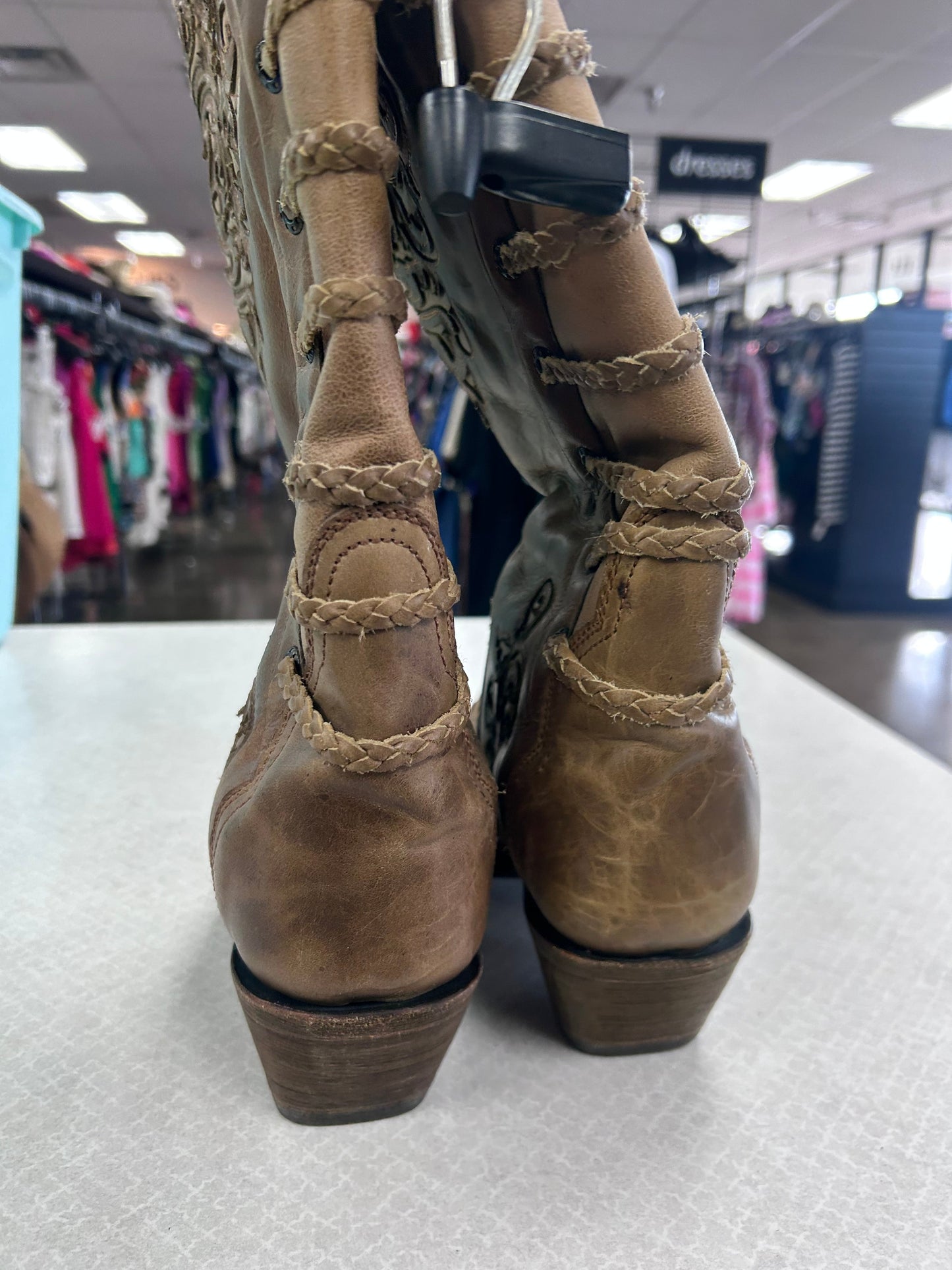 Boots Western By Corral In Tan, Size:8