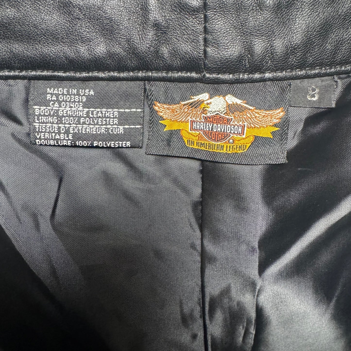 Leather Pants Utility By Harley Davidson In Black, Size: 8
