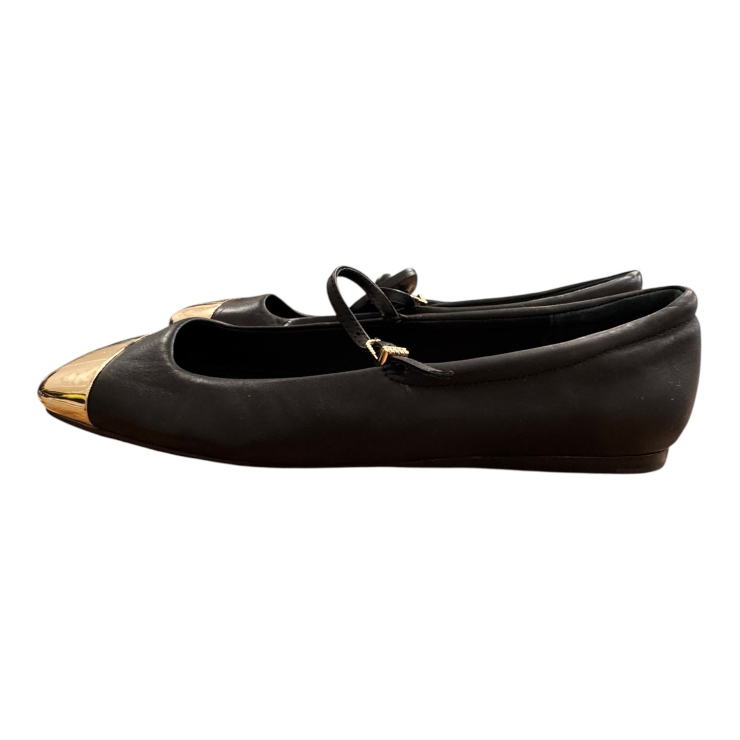 Shoes Flats By Dolce Vita In Black & Gold, Size:8.5