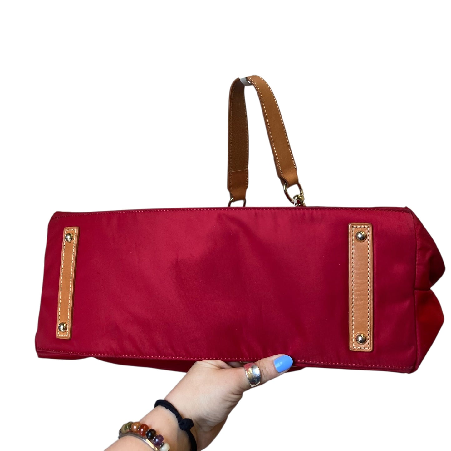 Handbag Designer By Dooney And Bourke In Red, Size:Large