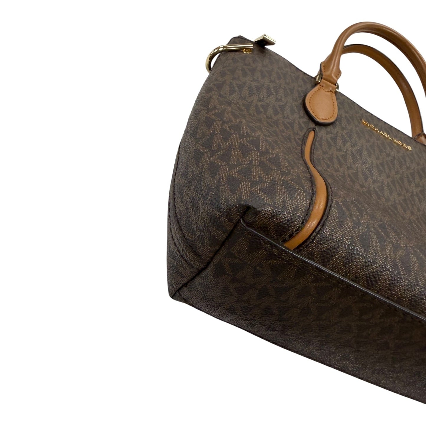 Handbag Designer By Michael Kors In Brown, Size:Medium