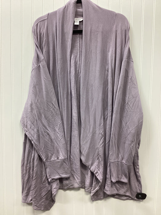 Cardigan By Athleta In Purple, Size:3X