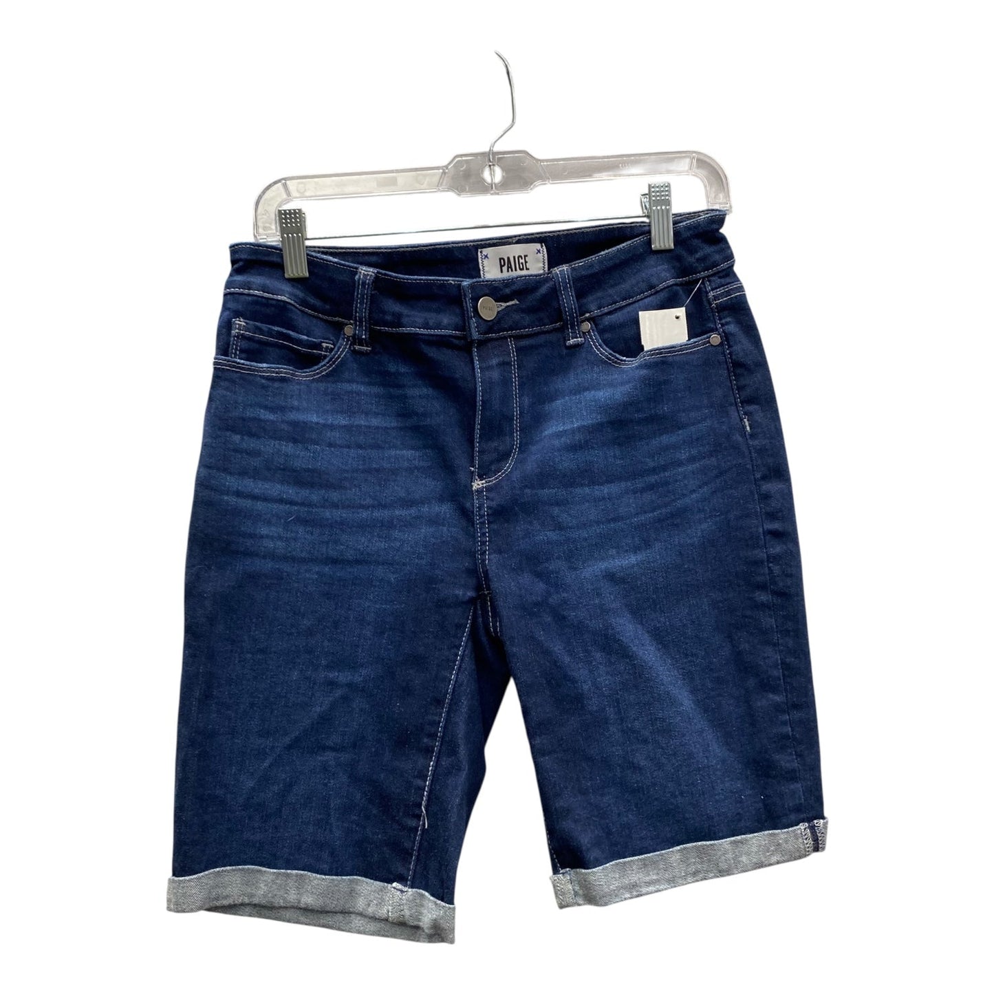 Shorts By Paige In Blue Denim, Size:8