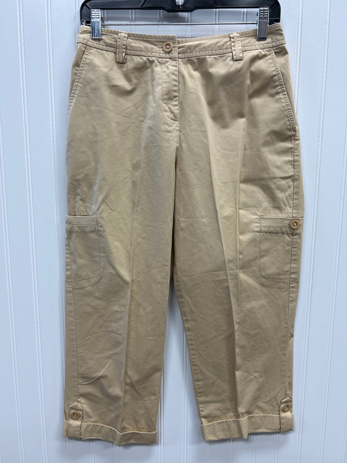Capris By Pendleton In Tan, Size:4
