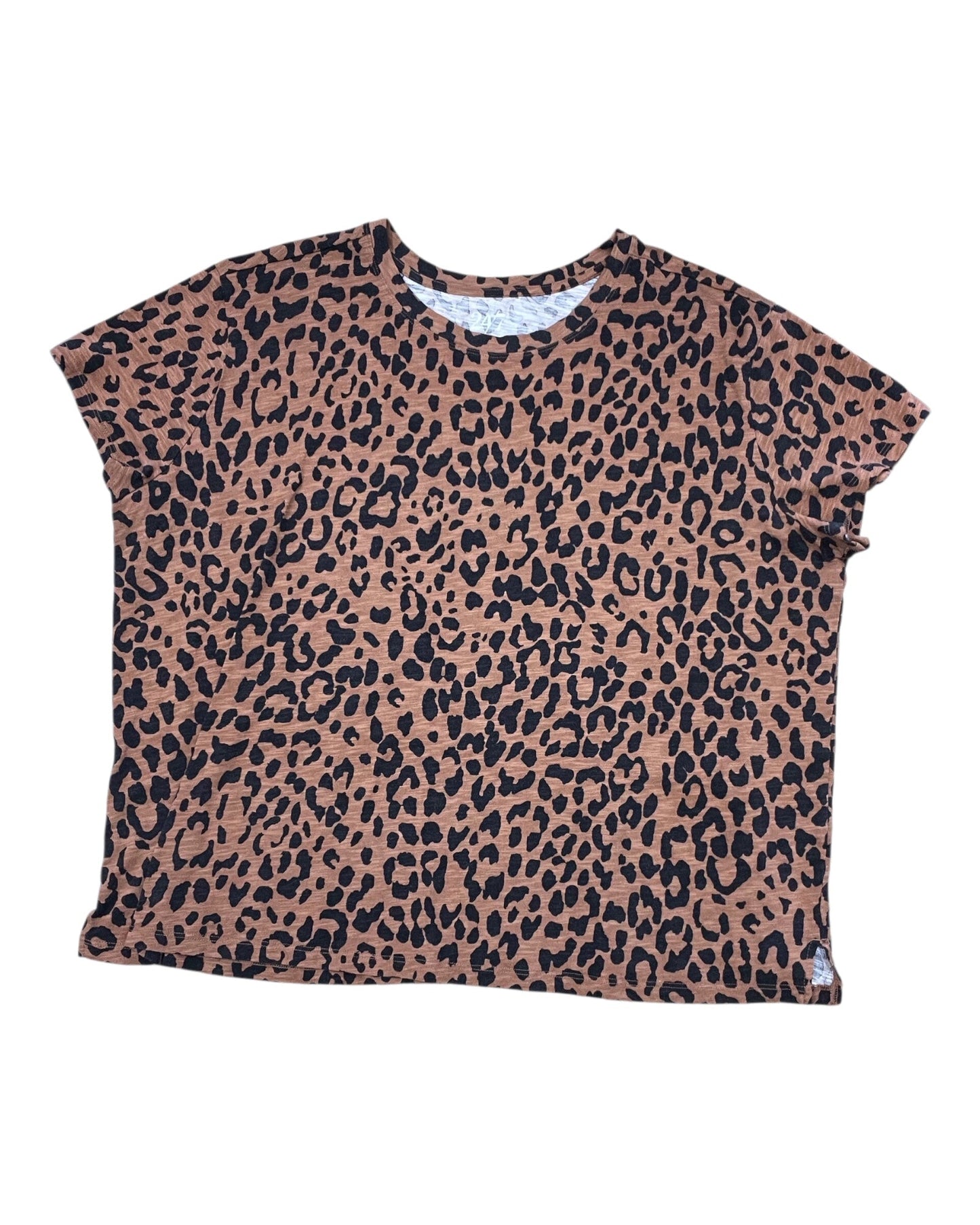 Top Ss By Maurices In Animal Print, Size:2X