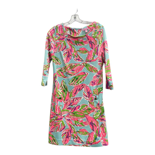 Dress Designer By Lilly Pulitzer In Blue & Pink, Size:M