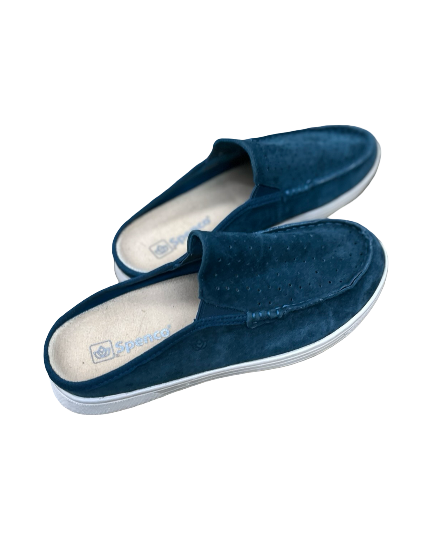 Shoes Flats By Spenco In Teal, Size:7.5