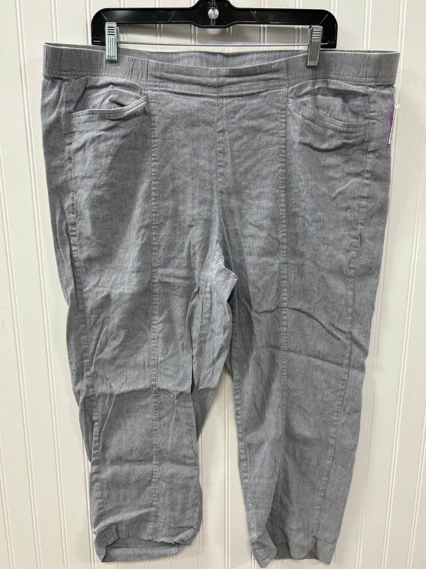 Capris By J. Jill In Grey, Size:2X