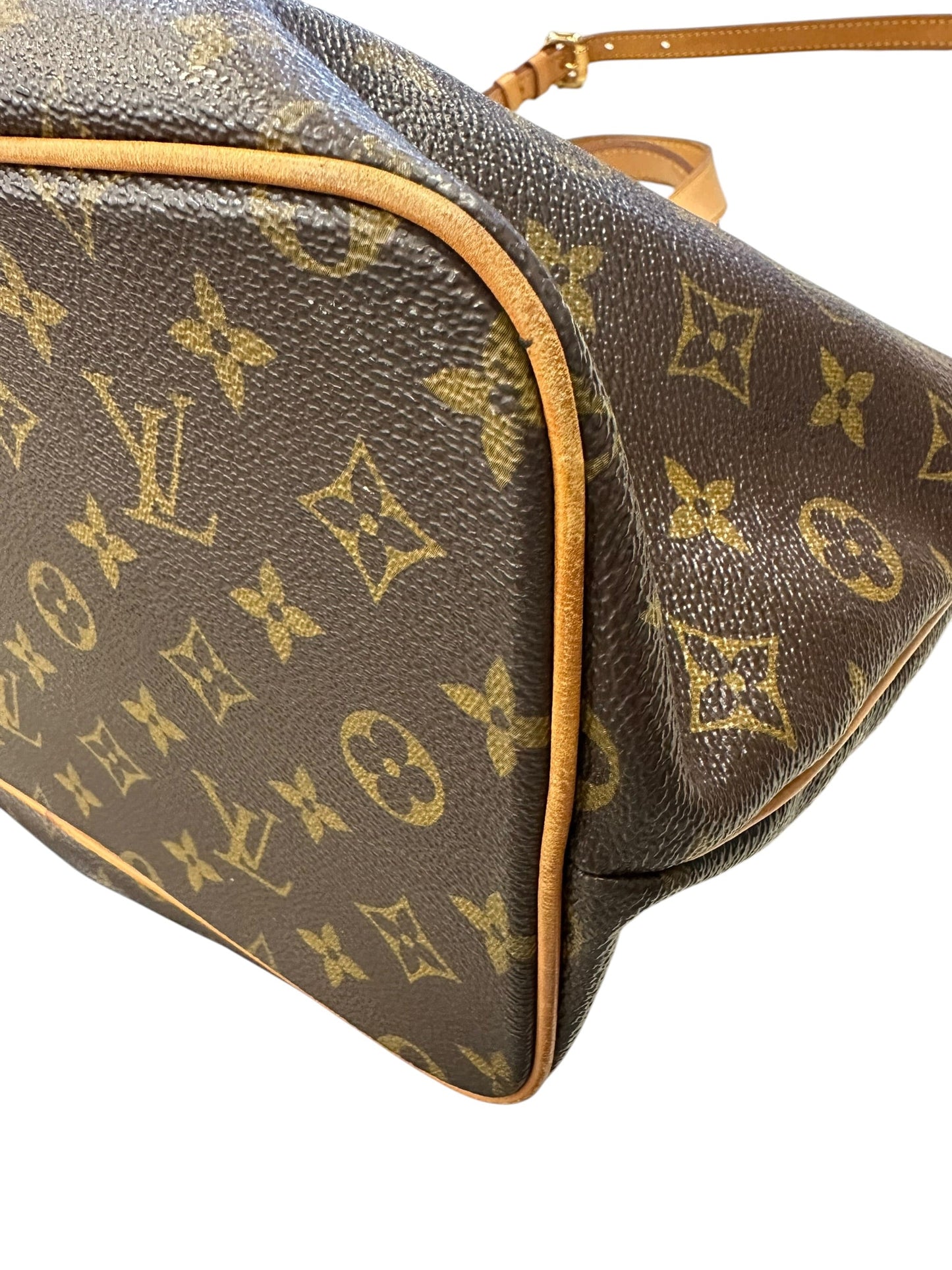 Handbag Luxury Designer By Louis Vuitton In Brown & Tan, Size:Large